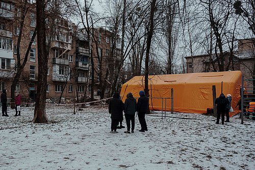 Kiew im Winter