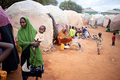 Flüchtlingslager in Somalia