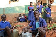 Permakultur-Club in einer Schule in Malawi