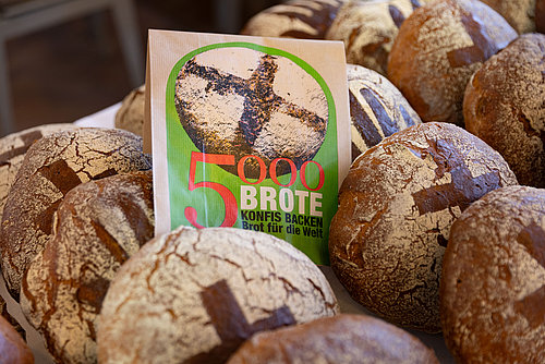 Eröffnung Aktion "5000 Brote" der EKKW und EKHN Steinau 2023 5000 Brote